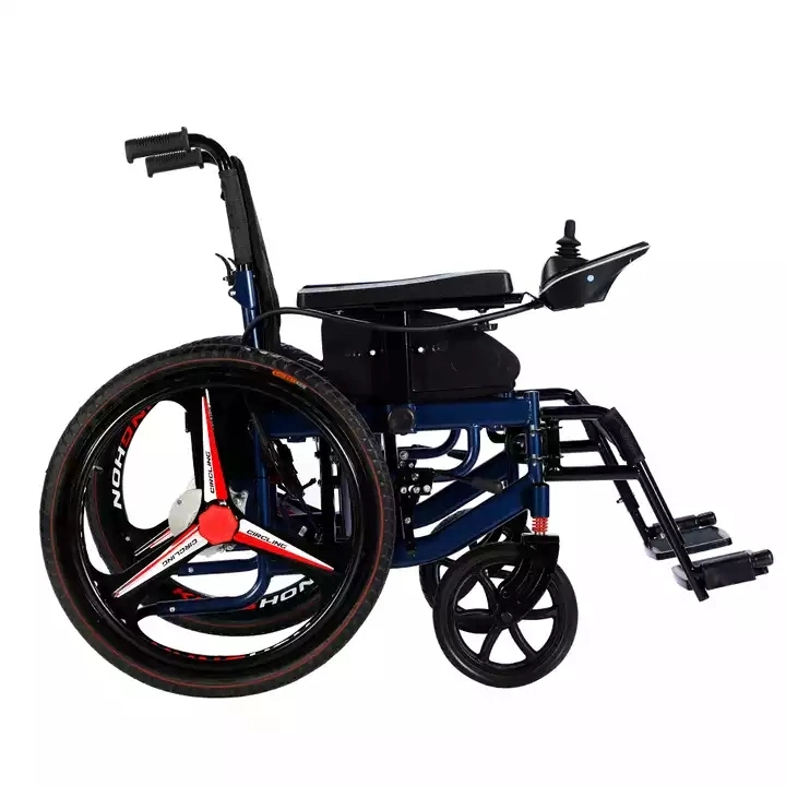 Electric Wheelchair Foldable and Lightweight Wheel Chair Portable Elderly Care Products Rolstoel Fauteuil Roulant