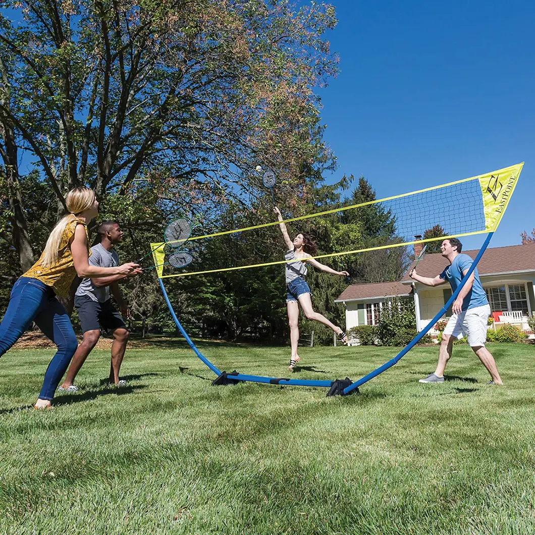 Portable Net Badminton Set for Tennis, Soccer Tennis, Pickleball, Kids Volleybal