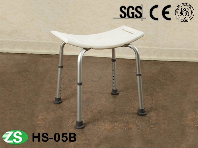 High Quality Aluminium Medical Shower Chair Without Back