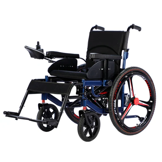 Fauteuil roulant électrique Fauteuil roulant pliable et léger Produits de soins aux personnes âgées portables Rolstoel Fauteuil Roulant