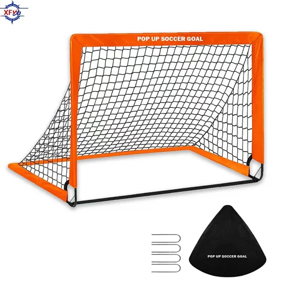 But de football portable Pop up Football Gate Post Mini but carré pliant