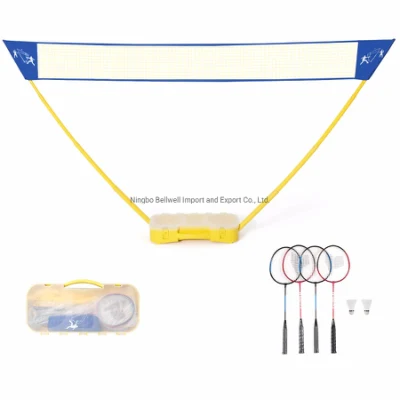 Réglable Tennis Badminton Volley-Ball Net Portable Badminton Ensemble Pliage Extérieur