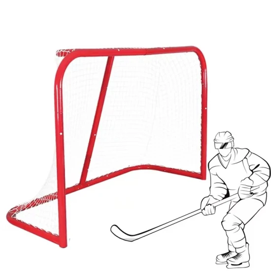 Jeu de hockey portable But professionnel But de sport avec filet en polyester