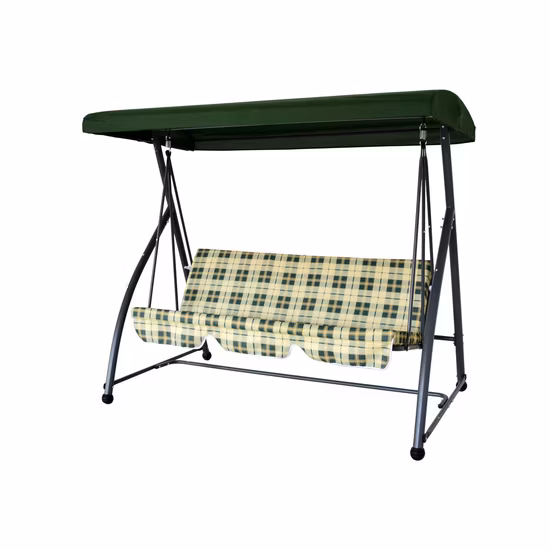 Swing Garden Chair 3 Seat Canopy Beach Steel Tube Chaises de balançoire étanches