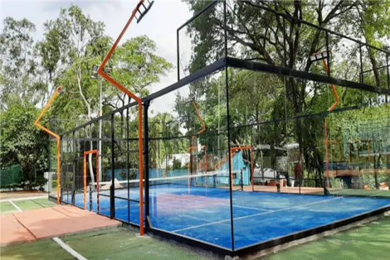 Équipement de terrain de paddle-tennis pour sports de plein air facile à installer en usine en Chine OEM populaire / ODM Cancha De Padel