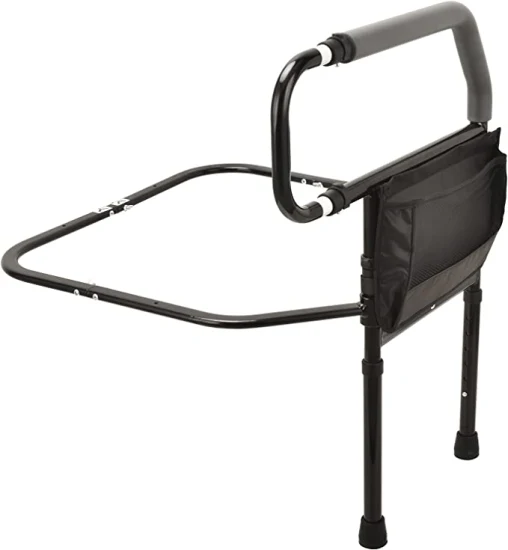 Stander Adjust Barre d'appui pour rail de lit senior pour personnes âgées avec pochette de rangement